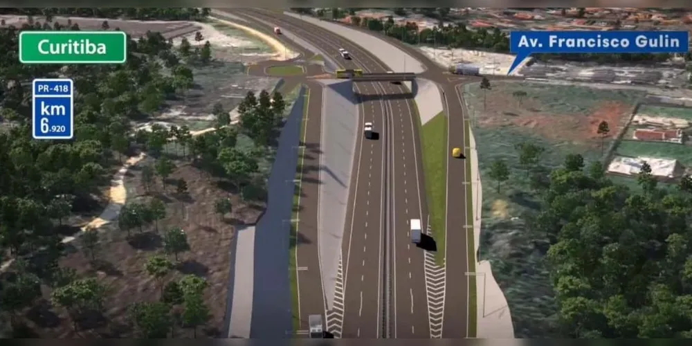 As obras passarão pelas cidades de Curitiba, Almirante Tamandaré e Colombo