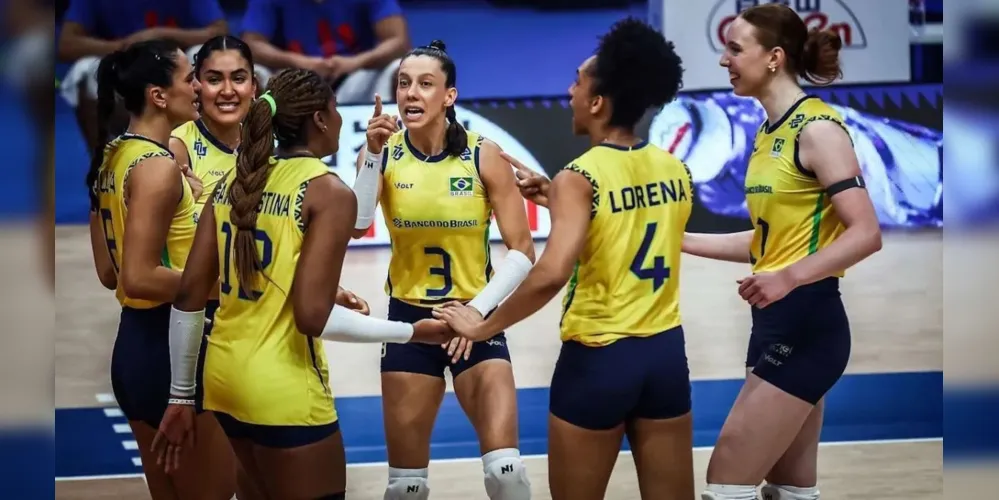 A partida terminou 3 sets a 2