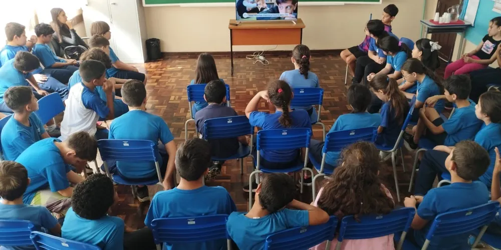 A videoaula do Vamos Ler sobre a temática foi base para as atividades da turma