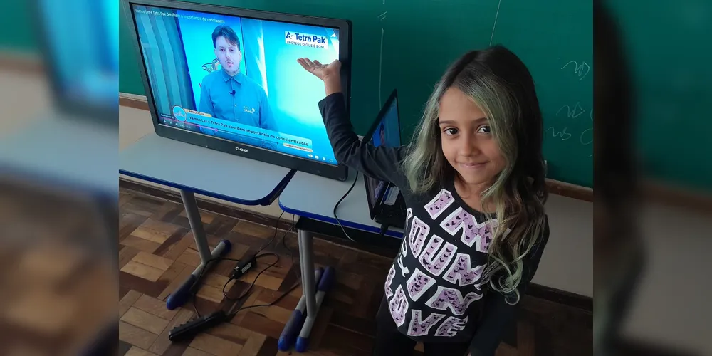 O ponto inicial da atividade da turma foi a produção especial do projeto Vamos Ler em parceria com a Tetra Pak