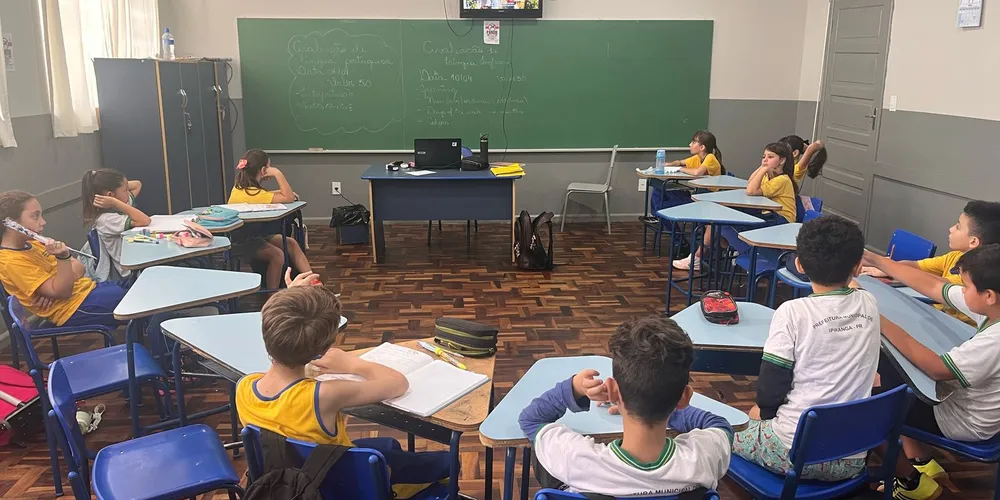 A turma também utilizou um conteúdo do Vamos Ler em parceria com a Unimed PG para se aprofundar no tema