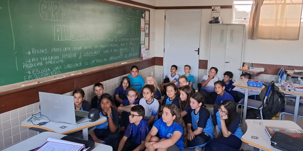 A produção audiovisual somou aos estudos já realizados pela turma