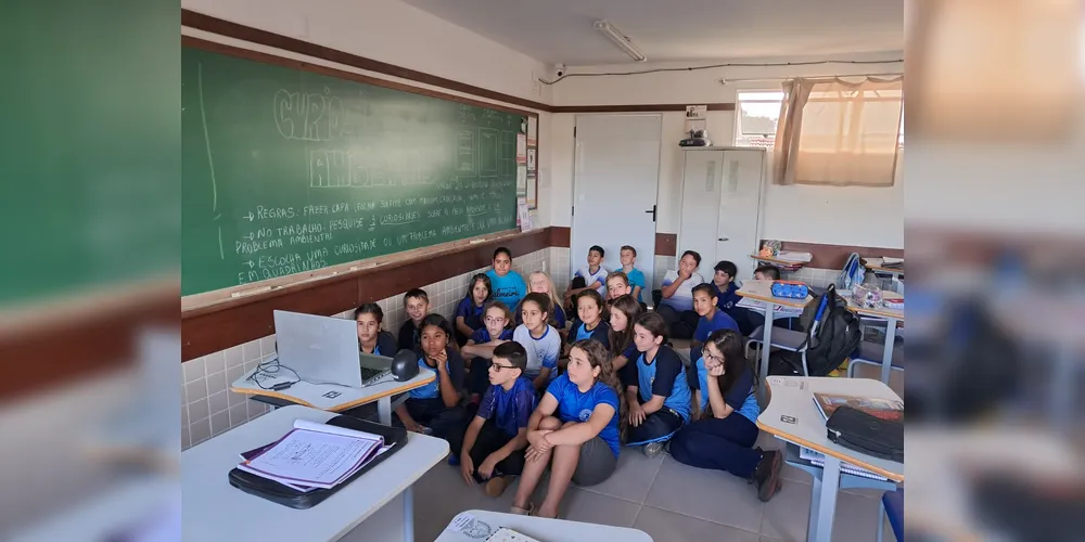 A produção audiovisual somou aos estudos já realizados pela turma