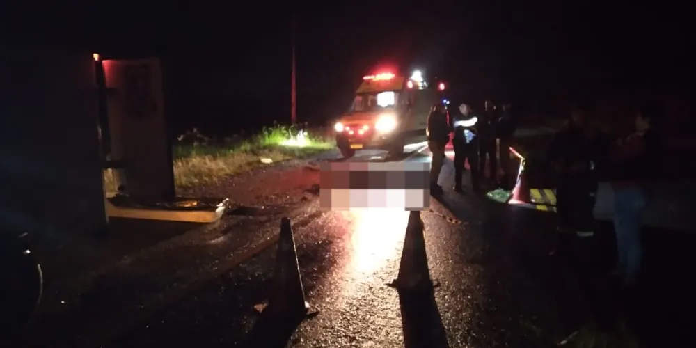 Homem caminhava no sentido Faxinal dos Carvalhos - Guarapuava
