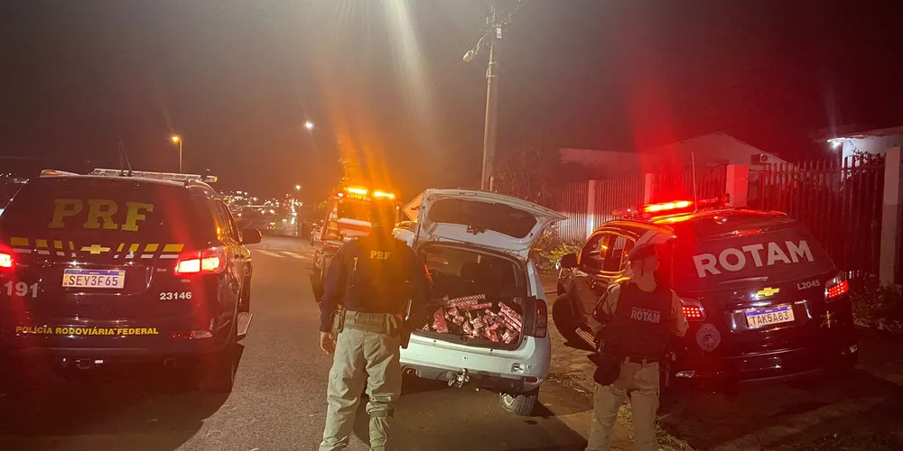 Perseguição aconteceu na BR-277, no Oeste do Paraná