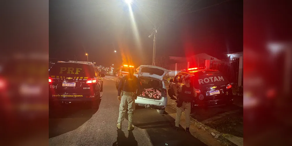 Perseguição aconteceu na BR-277, no Oeste do Paraná