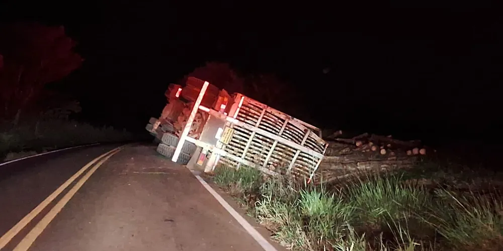 O veículo permaneceu no local, fora da rodovia