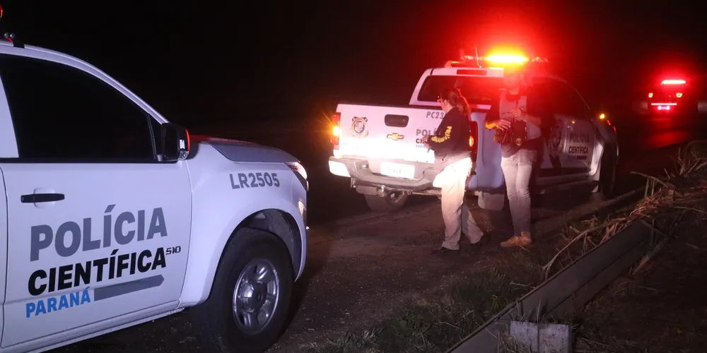 Polícia Científica fez a perícia no local do crime