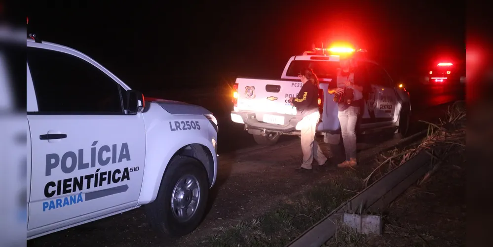 Polícia Científica fez a perícia no local do crime