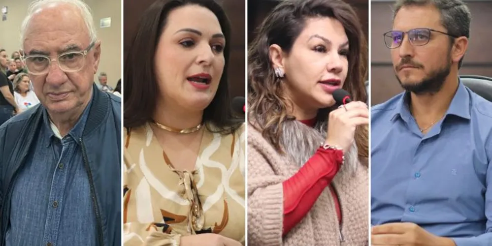 Reinaldo Cardoso, Elisangela Pedroso, Dayane Sovinski e Douglas Modesto estiveram presentes