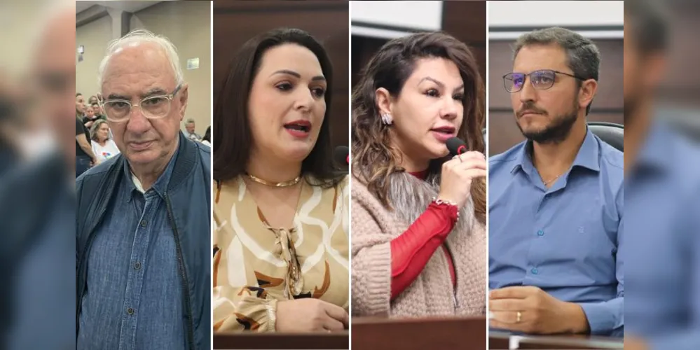Reinaldo Cardoso, Elisangela Pedroso, Dayane Sovinski e Douglas Modesto estiveram presentes