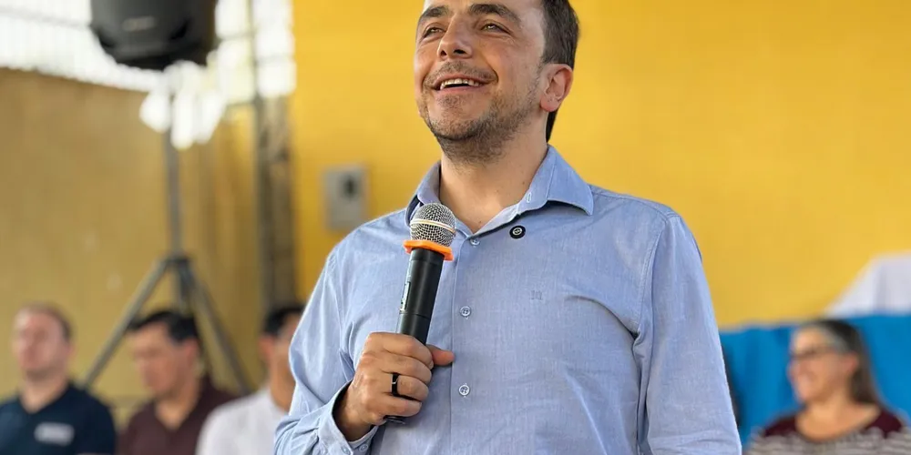 O deputado federal Aliel Machado (PV-PR) visitou, no último fim de semana, as cidades de Nova Tebas e Manoel Ribas