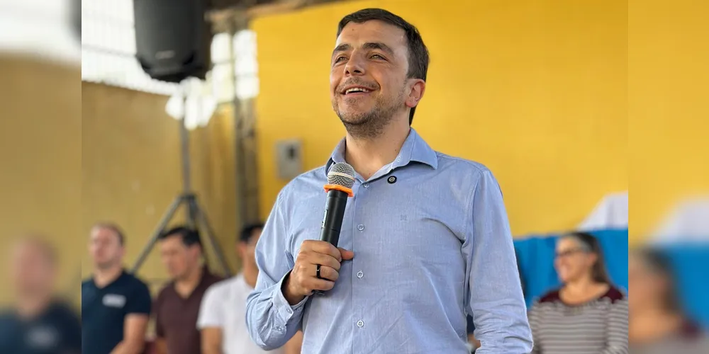 O deputado federal Aliel Machado (PV-PR) visitou, no último fim de semana, as cidades de Nova Tebas e Manoel Ribas