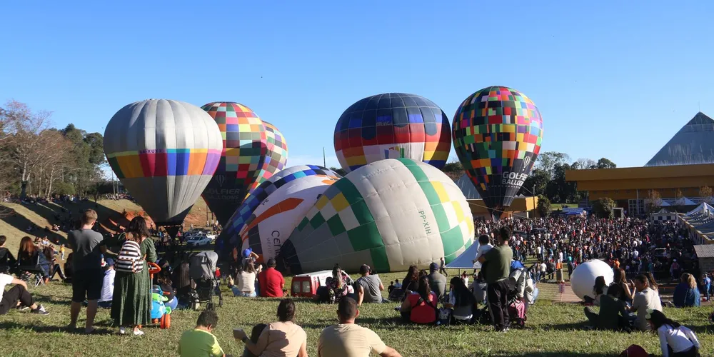 Foto realizada no 2º Festival de Balonismo, em 2024