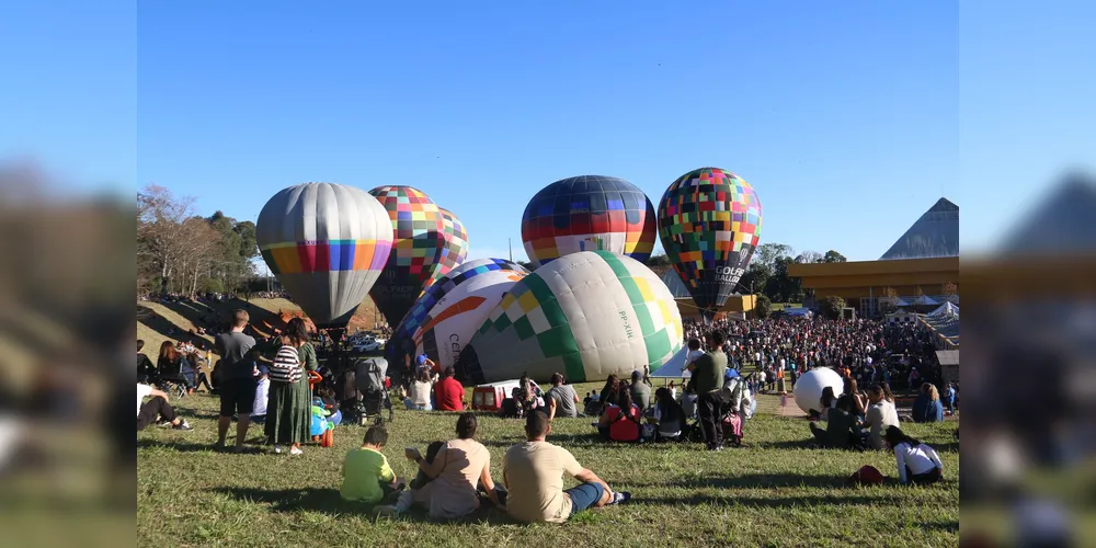 Foto realizada no 2º Festival de Balonismo, em 2024