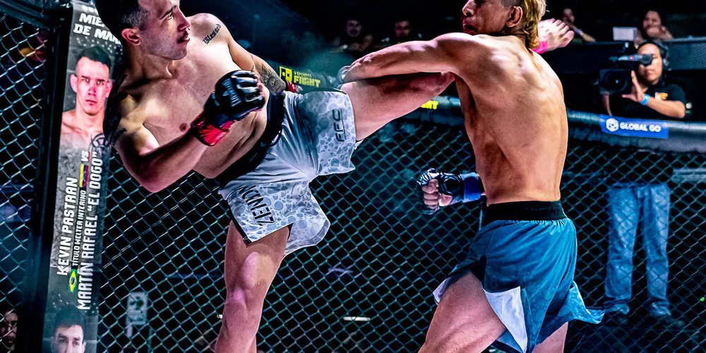 Imagem da última vitória de Rickson Zenidim, em Lima, no Peru