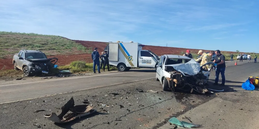 Ambos condutores entraram em óbito ainda no local