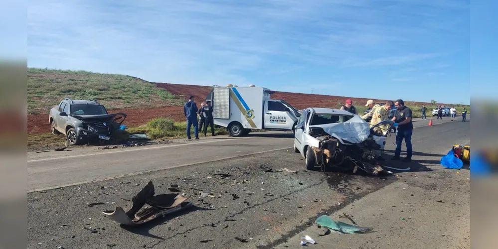 Ambos condutores entraram em óbito ainda no local