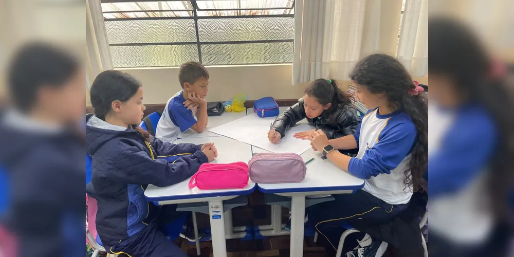 Através das ações em sala, a classe elencou problemas sobre o tema e apresentou soluções através de cartazes de conscientização