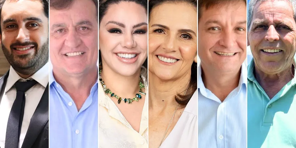 Lucas Machado, Rildo Leonardi, Dayane Sovinski, Rita Araújo, Christiano Borges e Ary Mattos celebram a conquista
