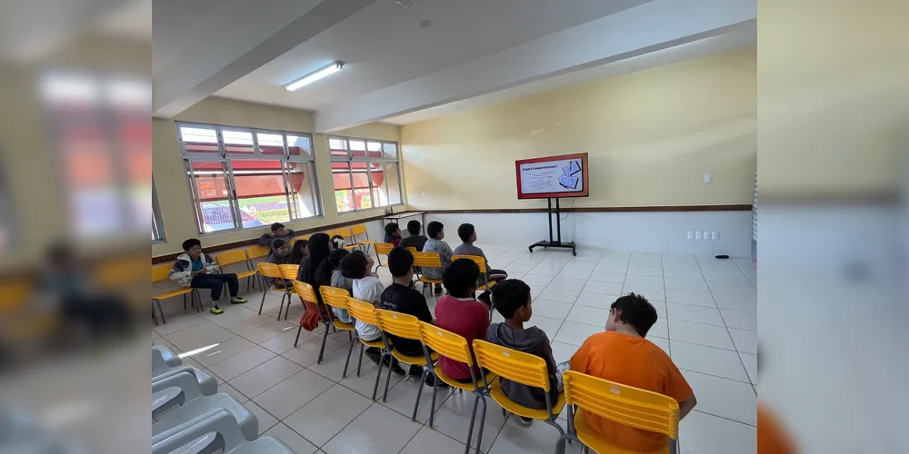 A produção audiovisual do Vamos Ler foi a base para a realização das atividades da classe