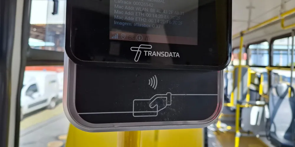 Sistema de cobrança dos ônibus de Ponta Grossa