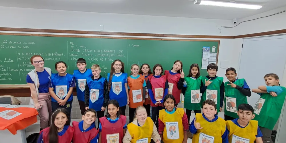 A atividade reforçou as temáticas estudadas pela turma de forma lúdica e envolvente