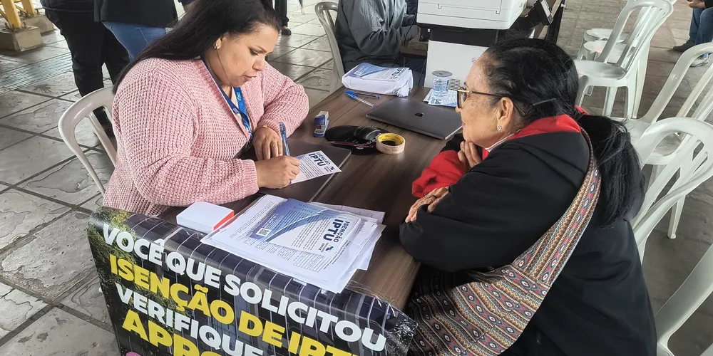 Ação para atendimento sobre o IPTU