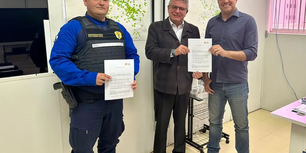 João Rodrigo Pontes, Claudimar Barbosa da Silva e Guilherme Rangel estiveram reunidos