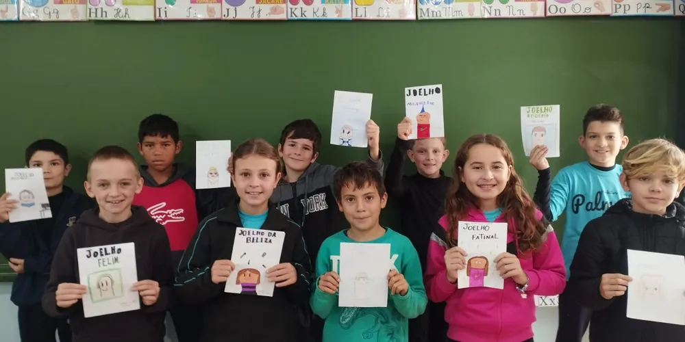 Inspirados por uma das histórias de Ziraldo, os alunos criaram o seu próprio personagem