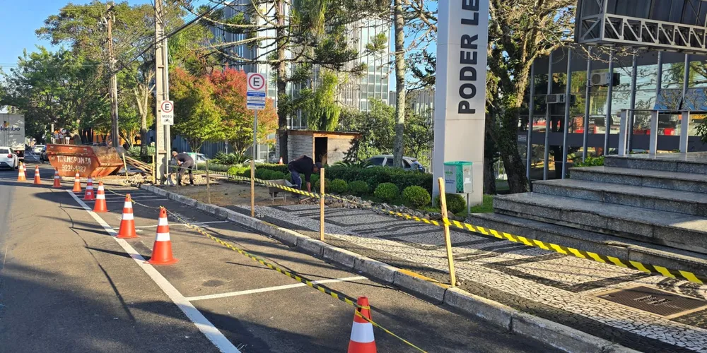 As obras avançam neste feriadão