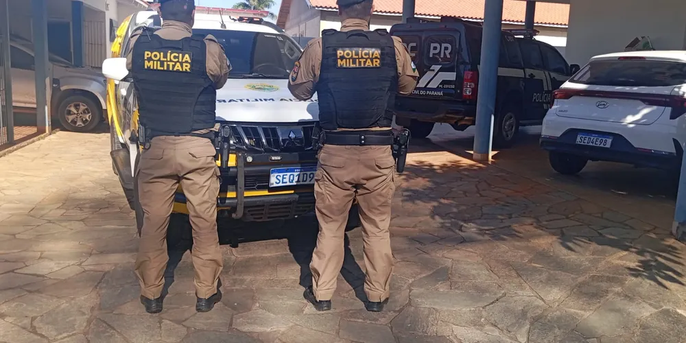 Os dois indivíduos foram presos
