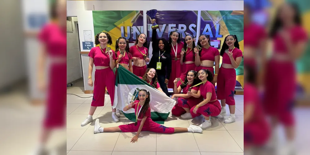 O grupo de dança da Prefeitura de Tibagi brilhou no palco do Universal Dance