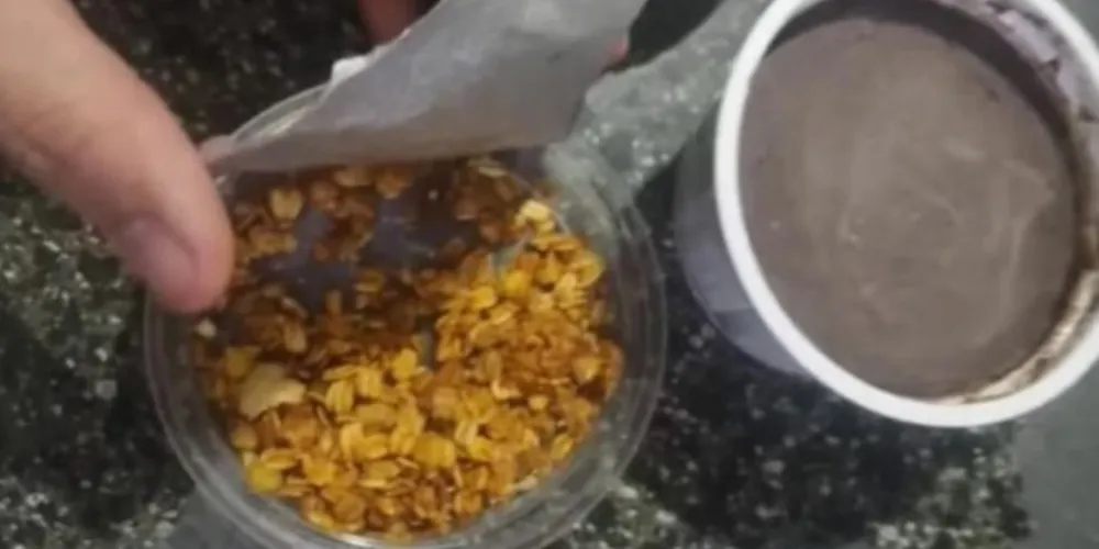 O açaí consumido pela família da bebê