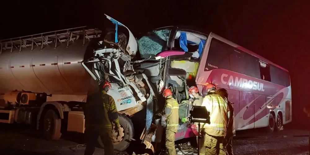 O acidente ocorreu na BR-272