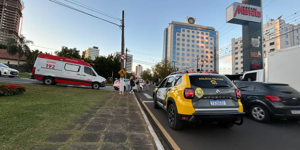 Acidente ocorreu em Olarias, bairro de Ponta Grossa