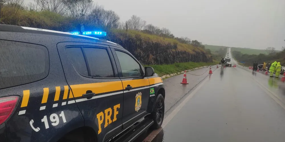 A batida resultou em dois óbitos