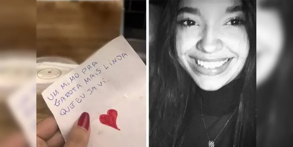 Ana Luiza recebeu um bolo de pote com bilhete e morreu após consumir o alimento