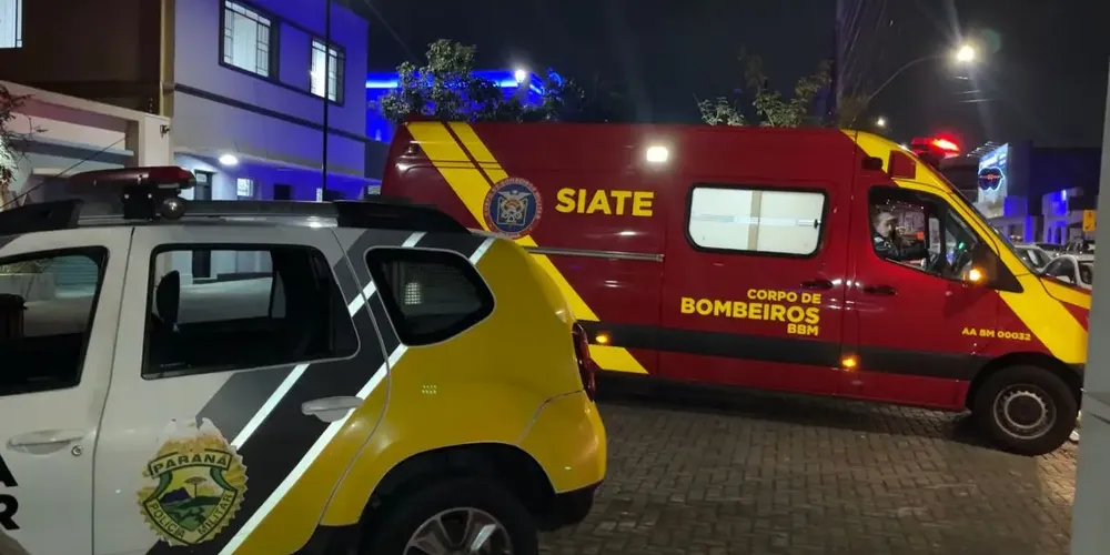 O homem  foi encaminhado ao Hospital Evangélico de Curitiba, onde permanece internado