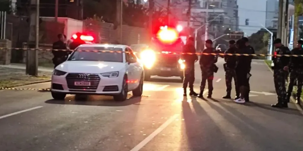 Homem estava em um automóvel Audi