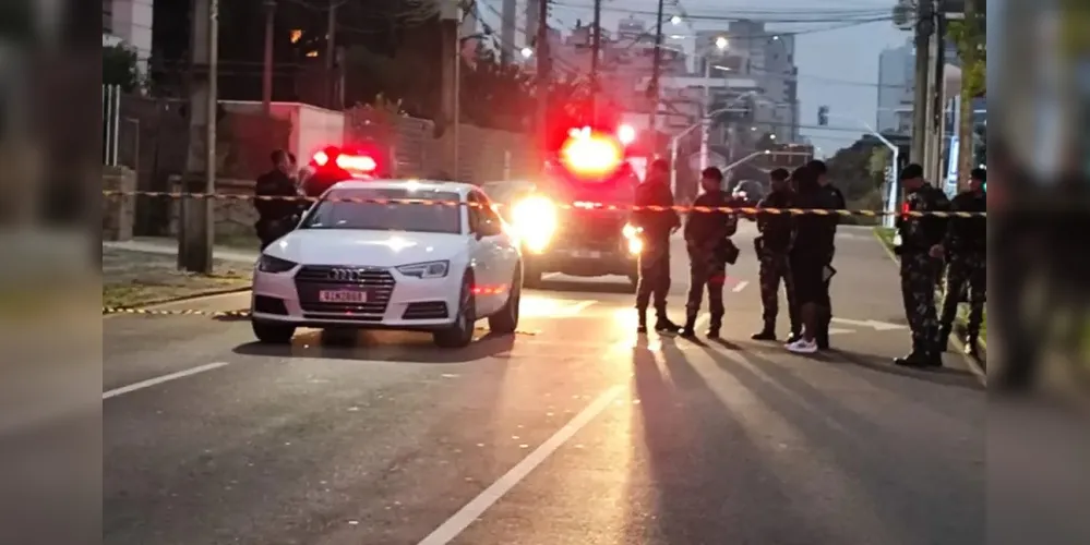 Homem estava em um automóvel Audi