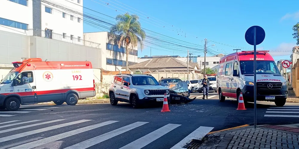 A batida aconteceu por volta das 8 horas da manhã