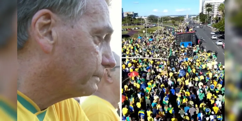 Jair Bolsonaro se emocionou e chorou nesta quarta-feira (07)