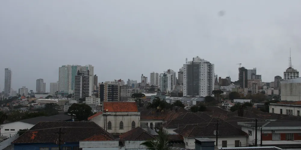 Imagens do céu de Ponta Grossa neste momento
