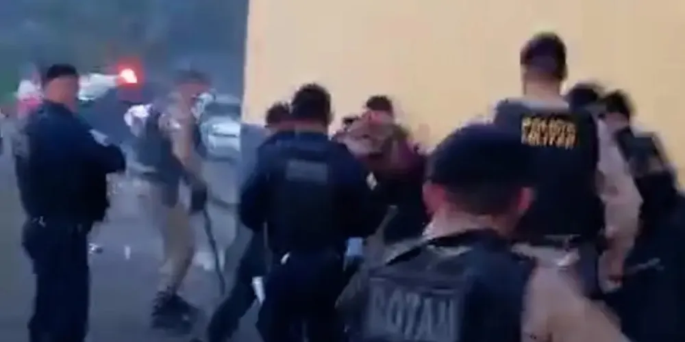 A confusão aconteceu durante a final do campeonato