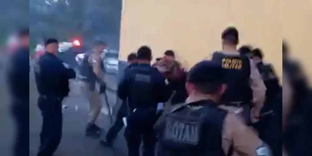 A confusão aconteceu durante a final do campeonato