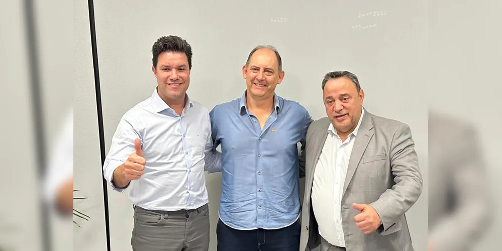 Guto Silva, Elias Gomes da Costa e Hussein Bakri estiveram reunidos