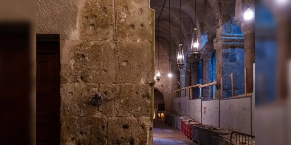 Escavação na Igreja do Santo Sepulcro