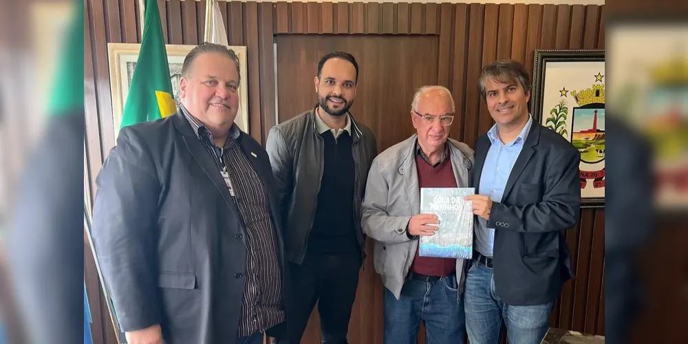 José Loureiro, Kasciano Morais, Reinaldo Cardoso e Tiago Faro estiveram reunidos