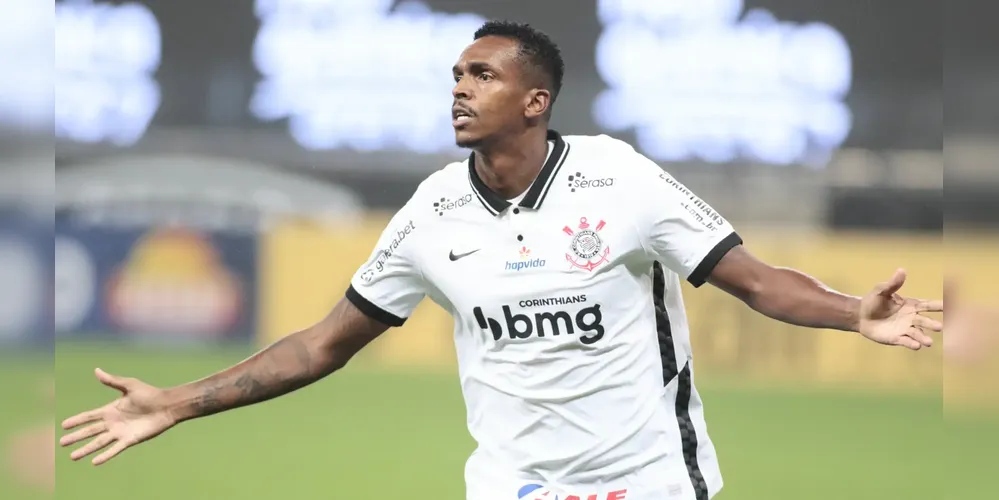 Ex-atacante Jô, com a camisa do Corinthians